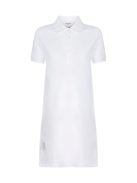 24SS 톰브라운 미디 원피스 FJD027A00050 100 WHITE - THOM BROWNE