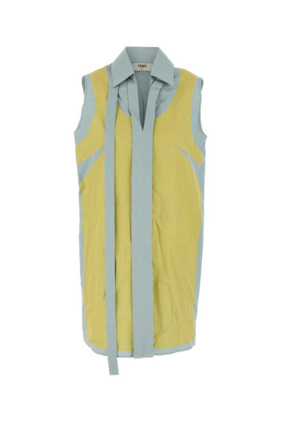  펜디 미디 원피스 FDD112ARU3 F08S8 LIGHT BLUE