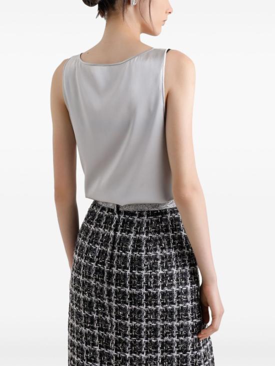 25SS 돌체앤가바나 민소매 티셔츠 F7AK5TGDCVQ N4534 GREY - DOLCE & GABBANA