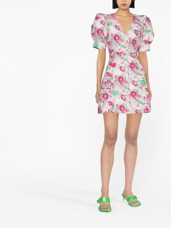  가니 숏 원피스 F7640 393 FLORAL - GANNI