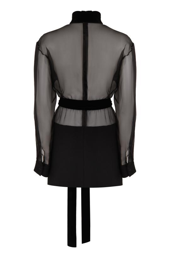 24FW 돌체앤가바나 숏 원피스 F6JNDTGDCO9 N0000 BLACK - DOLCE & GABBANA