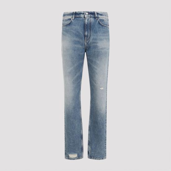  지방시 스트레이트 팬츠 BM51HB5YB6 426 BLUE - GIVENCHY