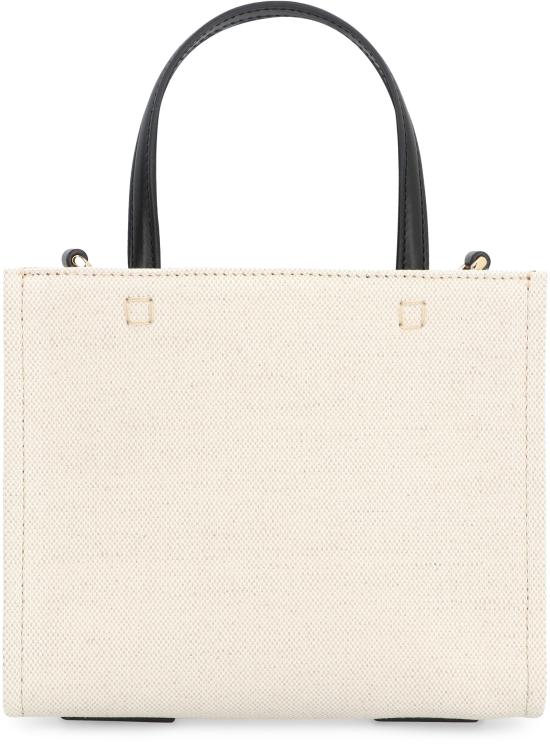 25FW 지방시 미니 G 토트 캔버스 쇼핑백 BB50N0B1DR 255 WHITE - GIVENCHY