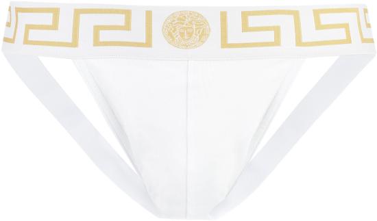 25SS 베르사체 팬티 AUU01017A232741 A81H WHITE - VERSACE