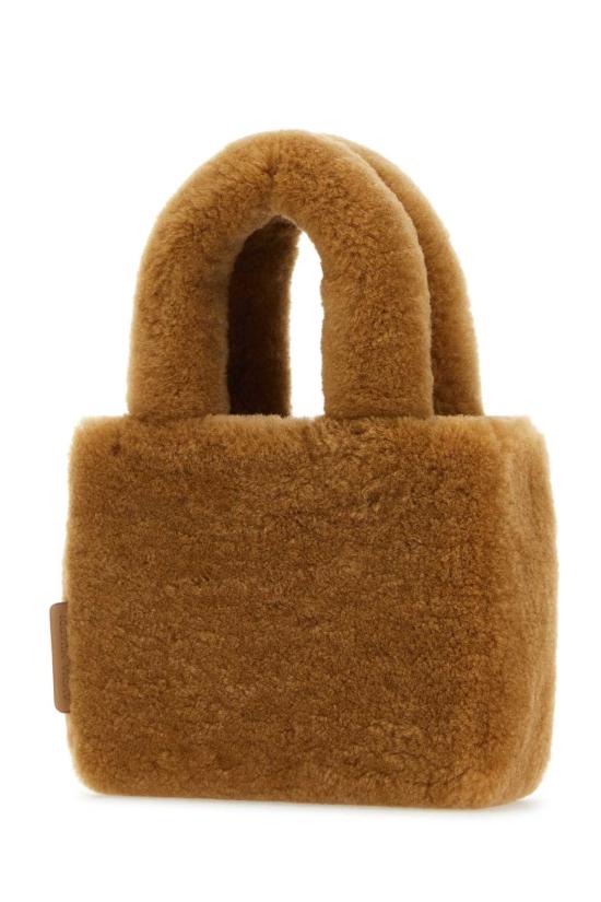  아미나 무아디 토트백 AMINIGIULYSHEARLING LASILHA CAMEL - AMINA MUADDI