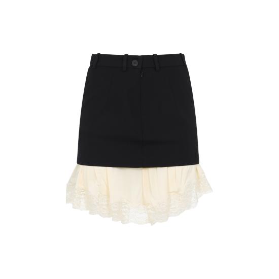 25SS 발렌시아가 숏 스커트 831246TMT32 1000 BLACK