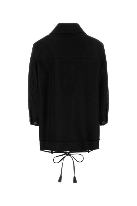 25SS 구찌 코트 822538Z7AO8 1000 BLACK - GUCCI