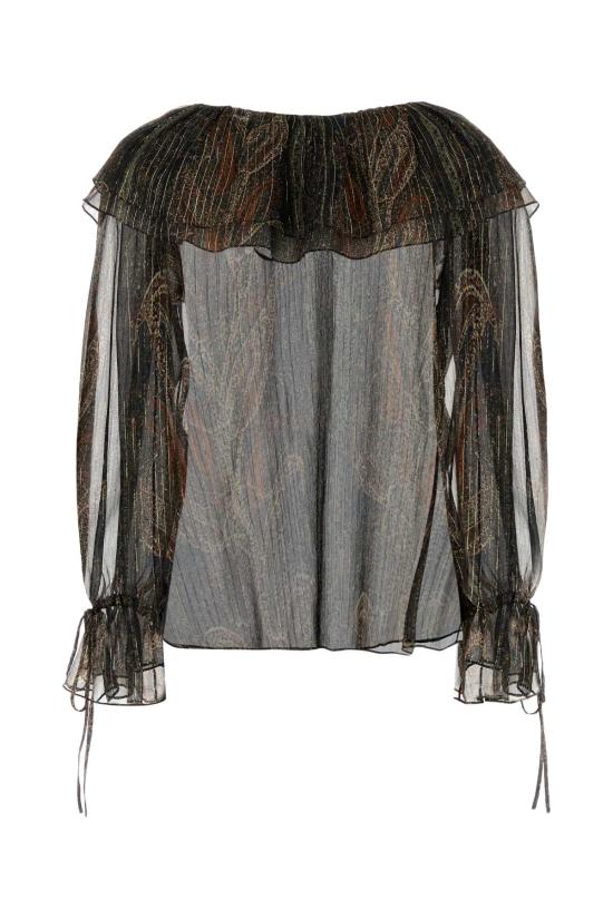  생로랑 반팔 티셔츠 819882Y3K61 4052 PRINTED - SAINT LAURENT
