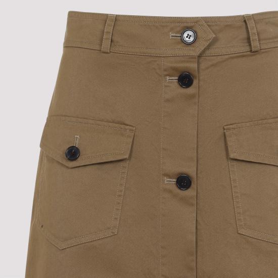 25SS 생로랑 스커트 817344Y04VY 2100 CAMEL - SAINT LAURENT