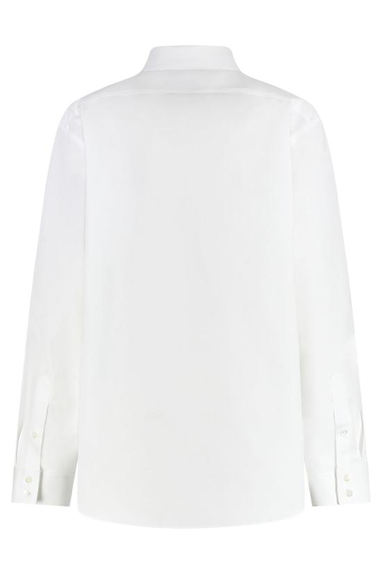 25SS 구찌 로고 포플린 코튼 셔츠 816008Z7ADR 9000 WHITE - GUCCI