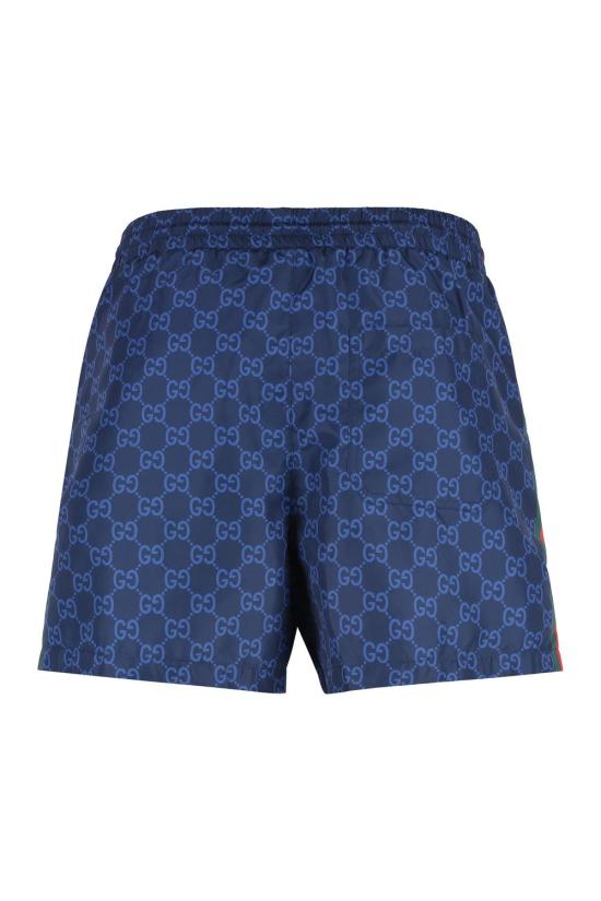 25SS 구찌 프린트 포플린 테크 스윔 쇼츠 815602XHAJ3 4735 PRINTED - GUCCI