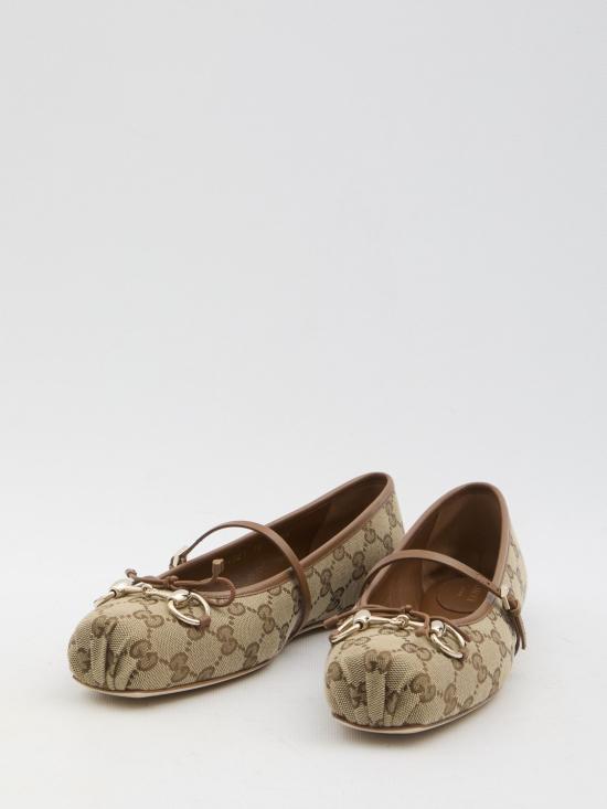 25SS 구찌 홀스빗 발레 플랫 814321FAD6C 9745 PRINTED - GUCCI