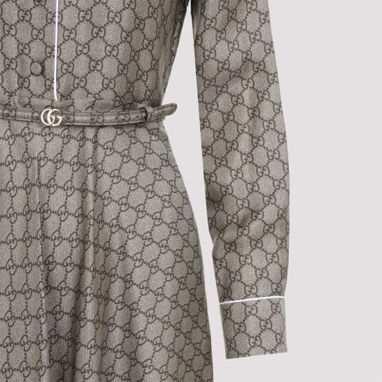 25SS 구찌 롱 원피스 813259Z8BWV 2237 PRINTED - GUCCI
