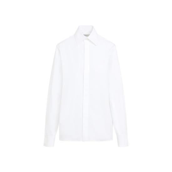 24FW 생로랑 셔츠 811439Y1H48 9000 WHITE