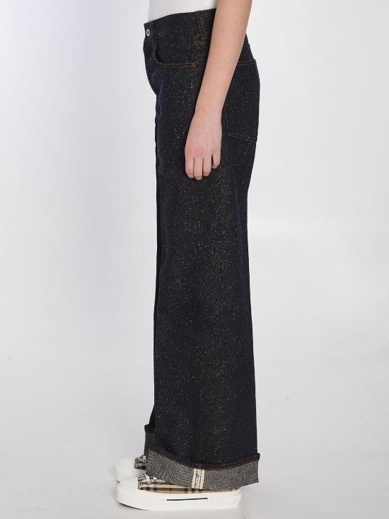 25SS 버버리 스트레이트 팬츠 8101680 C1765 BLUE - BURBERRY