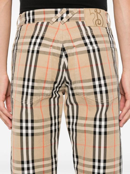 25SS 버버리 자수 캔버스 팬츠 8096639 B9368 PRINTED - BURBERRY