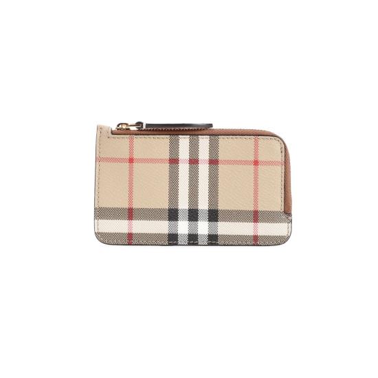 25FW 버버리 체크 컴팩트 웰렛 아카이브 8094427 A7026 CHECKED - BURBERRY