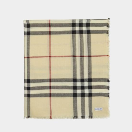  버버리 체크 울 스카프 8090720 A1450 PRINTED - BURBERRY