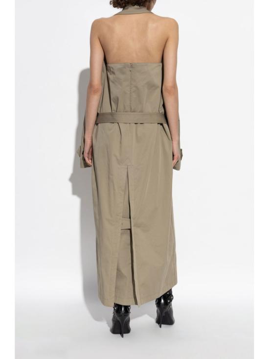 24FW 발렌시아가 미디 원피스 809054TBP01 9772 EXPLORERBEIGE - BALENCIAGA