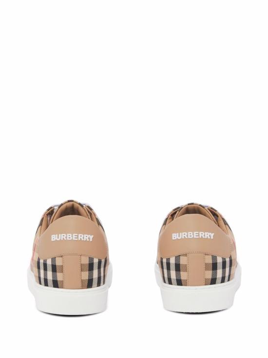  버버리 체크 레더 스니커즈 8049777 A7026 CHECKED - BURBERRY