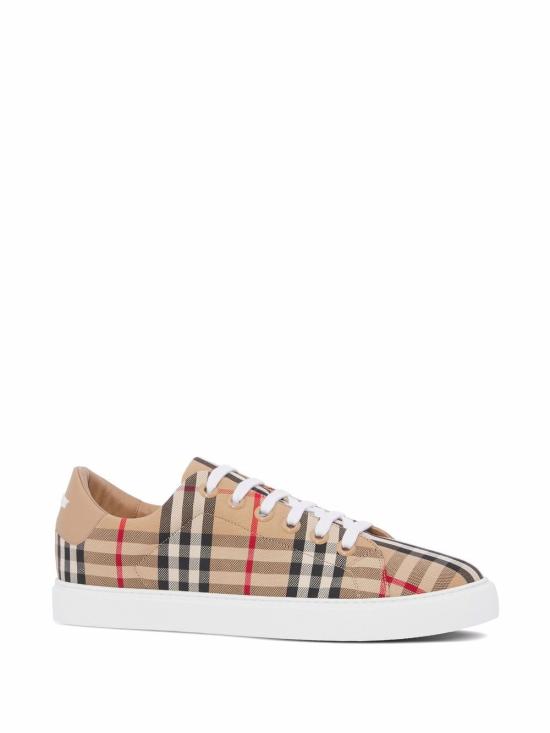  버버리 체크 레더 스니커즈 8049777 A7026 CHECKED - BURBERRY