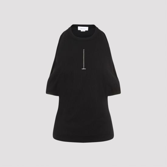  알렉산더 맥퀸 반팔 티셔츠 804191QLADW 1000 BLACK - ALEXANDER MCQUEEN