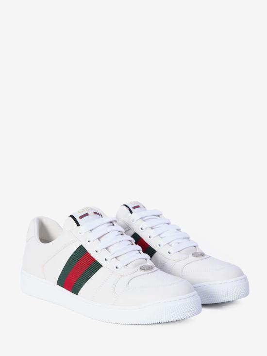 25SS 구찌 스크리너 뮬/슬리퍼 798785AADU0 9094 WHITE - GUCCI