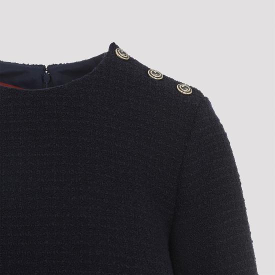 24FW 구찌 미디 원피스 797358ZAN3M 4002 BLUE - GUCCI