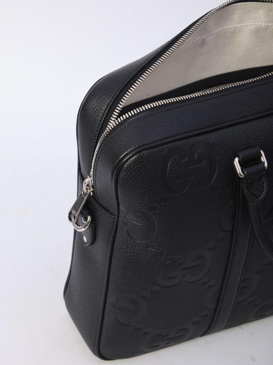 25SS 구찌 점보 GG 브리프케이스 792264AABY0 1000 BLACK - GUCCI
