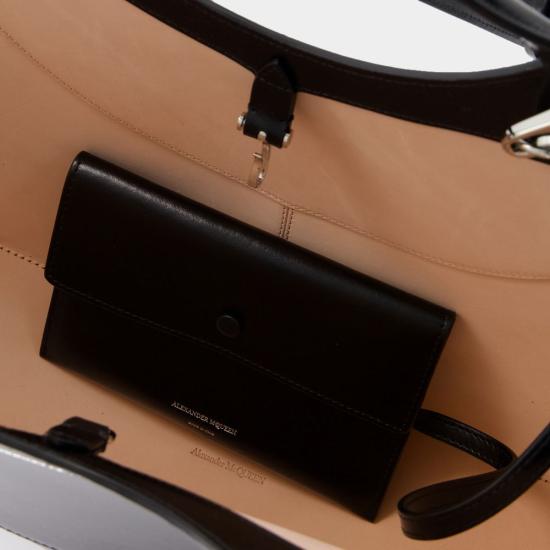  알렉산더 맥퀸 토트백 7871251VPGN 1000 BLACK - ALEXANDER MCQUEEN