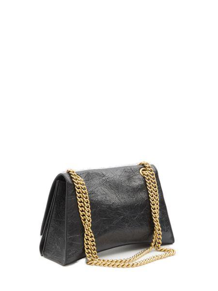 25FW 발렌시아가 크러쉬 숄더백 785602210IT 1000 BLACK - BALENCIAGA