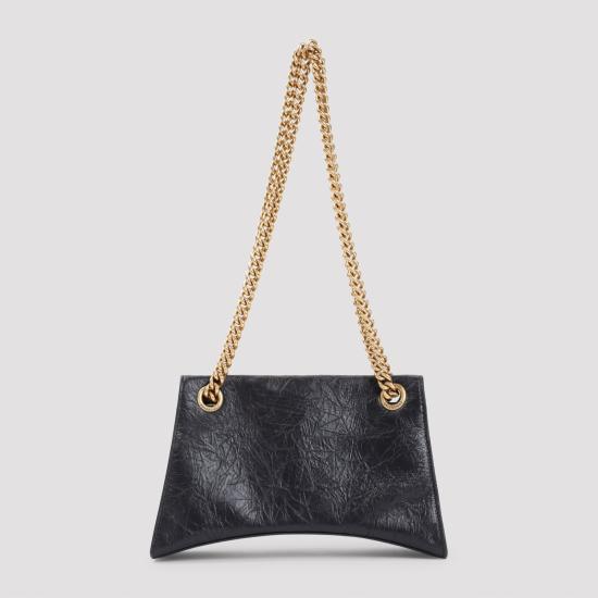 25FW 발렌시아가 스몰 크러쉬 숄더백 781920210IT 1000 BLACK - BALENCIAGA