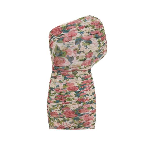  생로랑 숏 원피스 781340Y5I71 8290 FLORAL