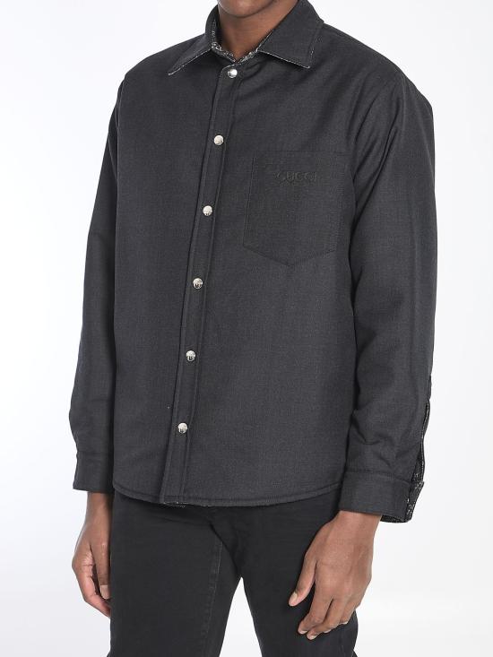25SS 구찌 리버서블 셔츠 766142XDC88 1180 PRINTED - GUCCI