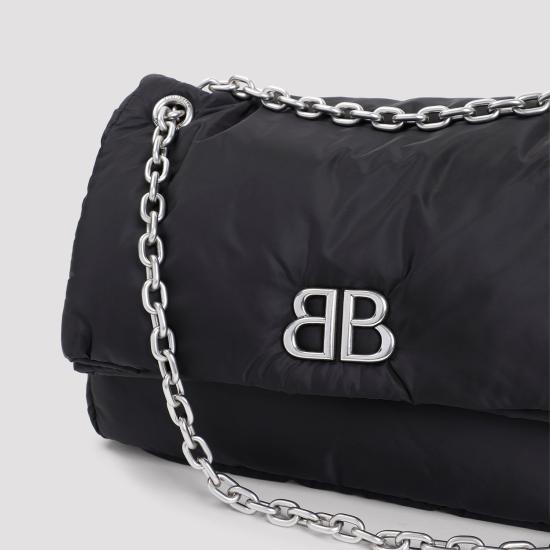 25FW 발렌시아가 모나코 미디움 체인 백 7659452AA6C 1000 MULTICOLOURED - BALENCIAGA