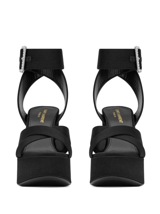  생로랑 샌들 7629699QN00 1000 BLACK - SAINT LAURENT