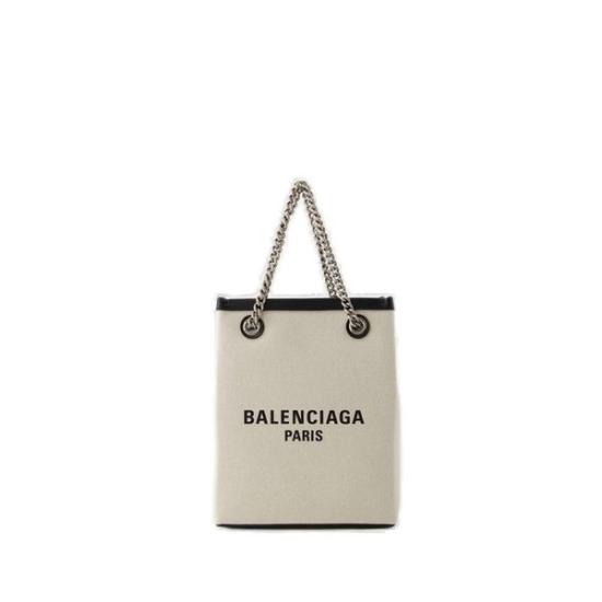 25FW 발렌시아가 듀티 프리 폰 홀더 7613032AAOK 9260 BEIGE O TAN