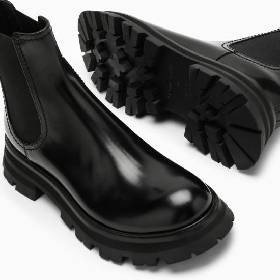  알렉산더 맥퀸 부츠 757487WIDU1 1000 BLACK - ALEXANDER MCQUEEN