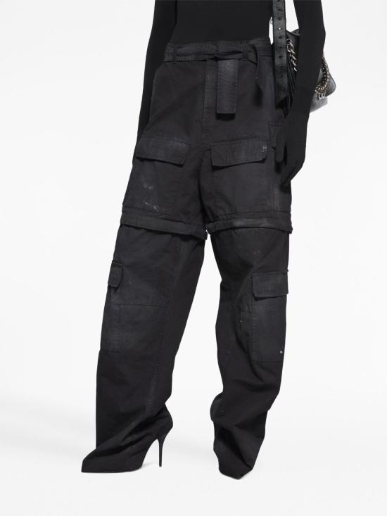  발렌시아가 스트레이트 팬츠 751658TKP27 1000 BLACK - BALENCIAGA