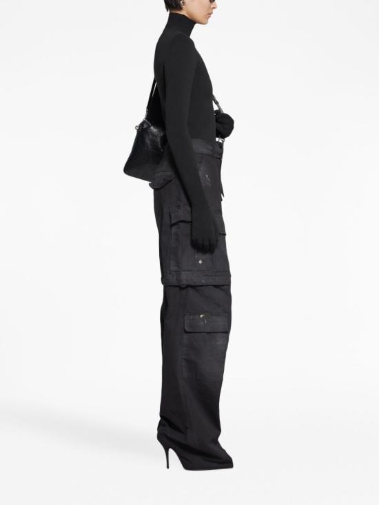  발렌시아가 스트레이트 팬츠 751658TKP27 1000 BLACK - BALENCIAGA