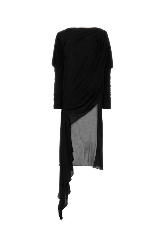 23SS 구찌 미디 원피스 737077ZAMI7 1000 BLACK