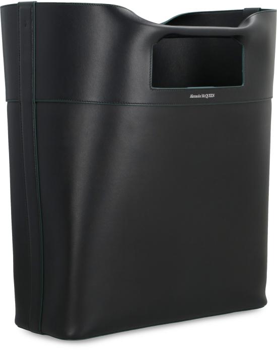  알렉산더 맥퀸 토트백 7352851AAJL 1000 BLACK - ALEXANDER MCQUEEN