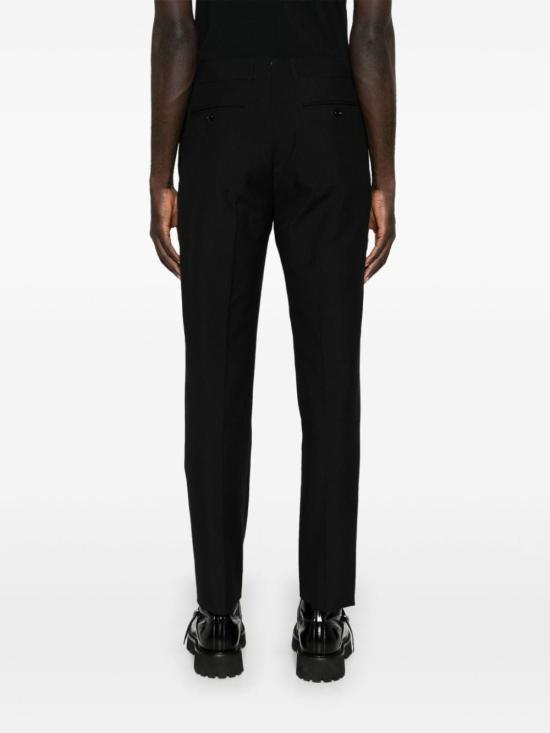  알렉산더 맥퀸 스트레이트 팬츠 735205QNAAQ 1000 BLACK - ALEXANDER MCQUEEN