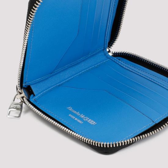  알렉산더 맥퀸 남성지갑 7263191AAD0 1000 BLACK - ALEXANDER MCQUEEN