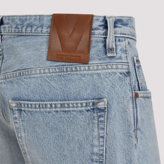 25SS 발렌티노 가라바니 스트레이트 팬츠 6V3DE04CAP4 508 BLUE - VALENTINO GARAVANI