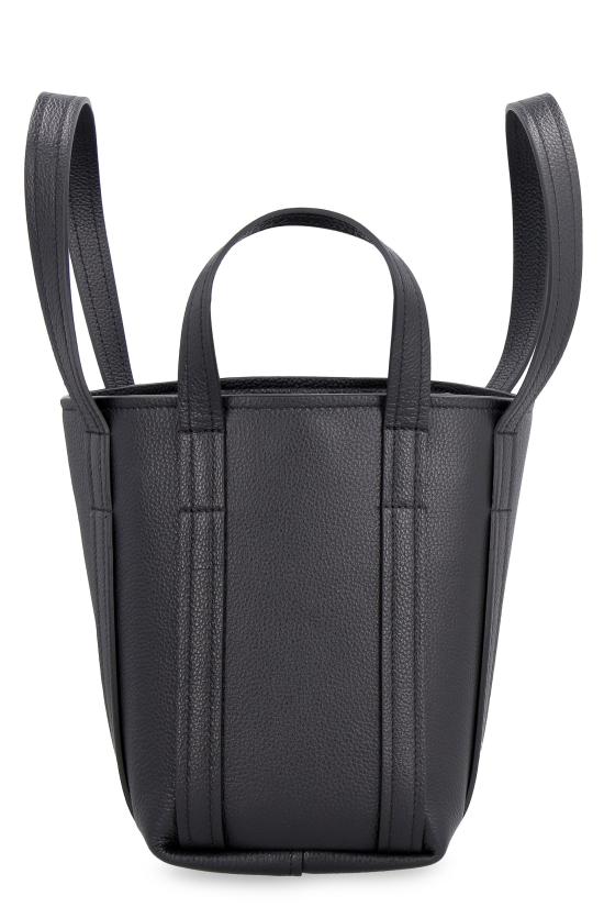 25FW 발렌시아가 그레인드 카프스킨 에브리데이 XS 노스 사우스 숄더 토트백 67279315YUN 1090 BLACK - BALENCIAGA