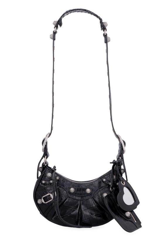 25FW 발렌시아가 LE CAGOLE 르 카골 XS 숄더백 67130923EJY 1000 BLACK - BALENCIAGA
