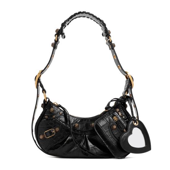 25FW 발렌시아가 LE CAGOLE 르 카골 XS 숄더백 67130923EBM 1000 BLACK