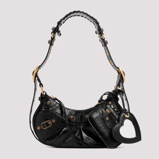 25FW 발렌시아가 LE CAGOLE 르 카골 XS 숄더백 67130923EBM 1000 BLACK - BALENCIAGA