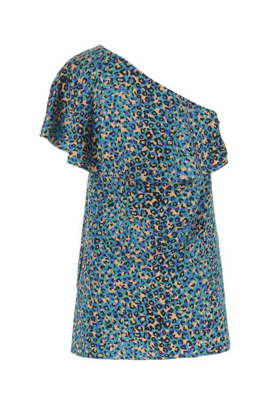  생로랑 숏 원피스 652178Y3E24 4600 PRINTED - SAINT LAURENT